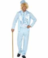 Blauw verkleedpak heren