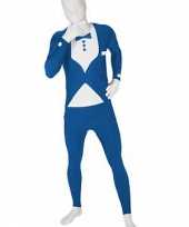 Morphsuit pak blauw pak